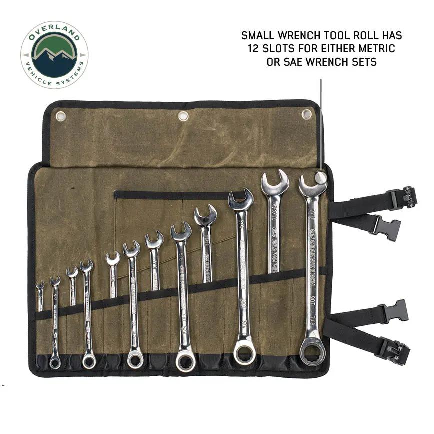 OVS Large Wrench Tool Roll (24 Slot) #16 Waxed Canvas by OVS