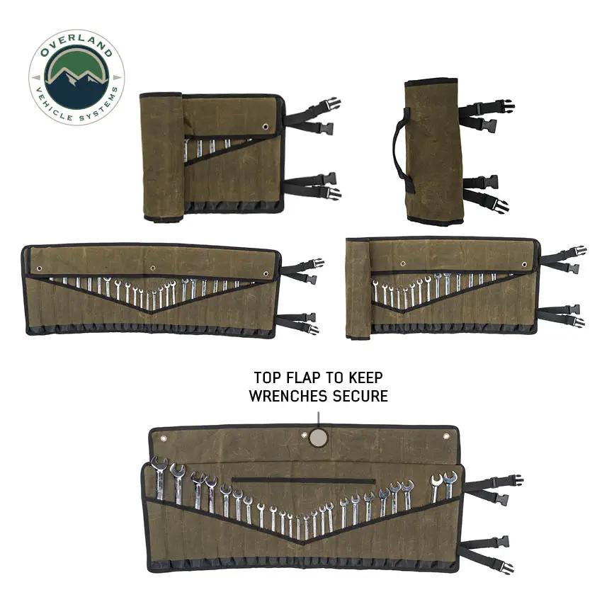 OVS Small Wrench Tool Roll (12 Slot) #16 Waxed Canvas by OVS