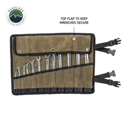 OVS Small Wrench Tool Roll (12 Slot) #16 Waxed Canvas by OVS