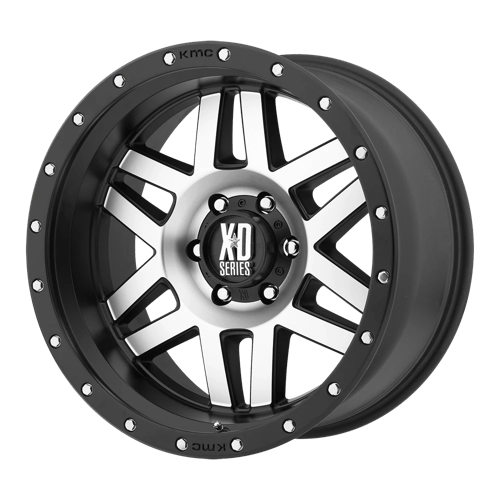 XD XD128 18X9 5X5.0 S-BLK GLD CLR 18MM by XD