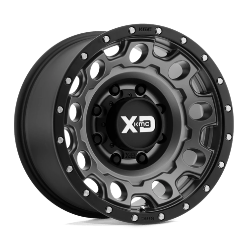 XD XD129 18X9 6X5.5 M-GRY BLK-RING +18MM by XD