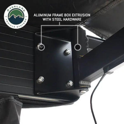OVS XD Nomadic 180 - Awning, Universal, Black Body, Black Trim W/Black Travel Bag by OVS