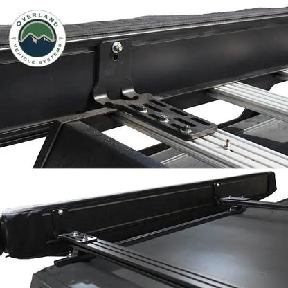 OVS XD Nomadic 180 - Awning, Universal, Black Body, Black Trim W/Black Travel Bag by OVS