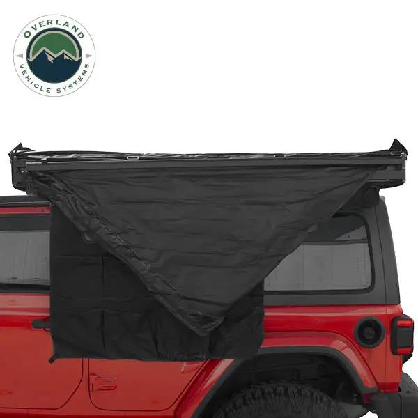 OVS XD Nomadic 180 - Awning, Universal, Black Body, Black Trim W/Black Travel Bag by OVS