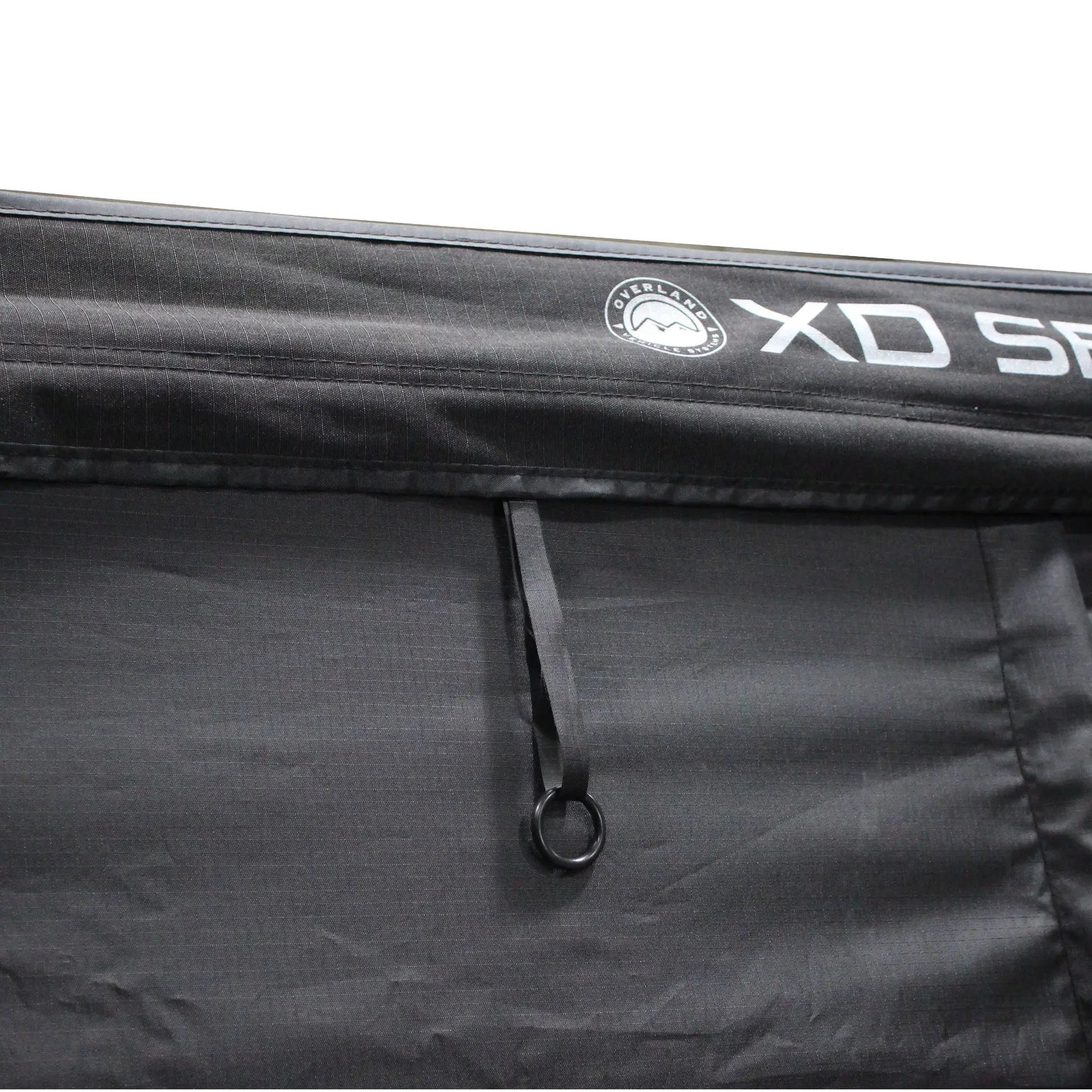OVS XD Nomadic 270 - Awning, Lights, Black Out, Wall Kit, Driver Side, Grey Hex, Black Trim & Black Travel Cover by OVS