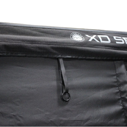 OVS XD Nomadic 270 - Awning, Lights, Black Out, Wall Kit, Driver Side, Grey Hex, Black Trim & Black Travel Cover by OVS