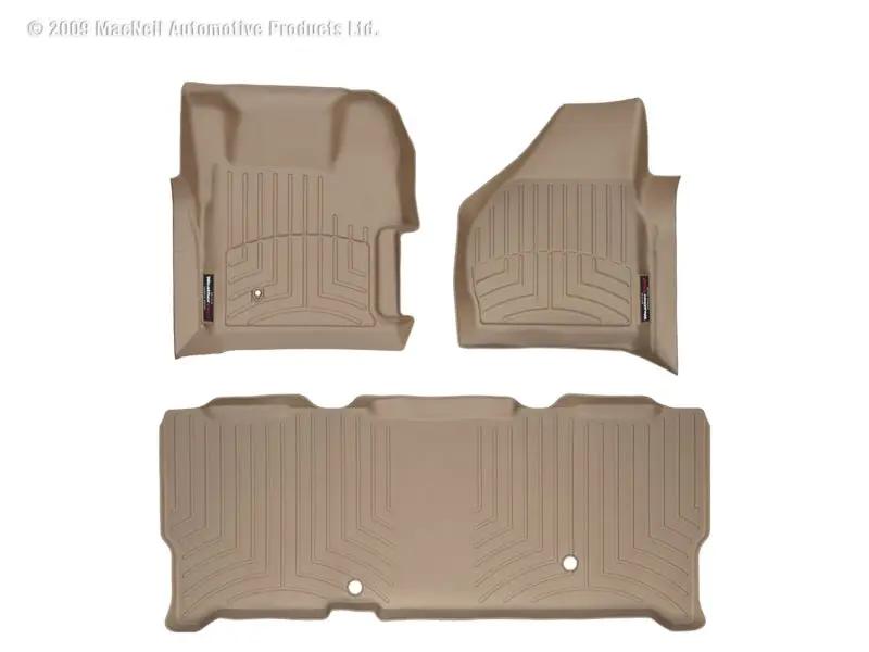 WeatherTech WT FloorLiner - Rear - Tan by WeatherTech