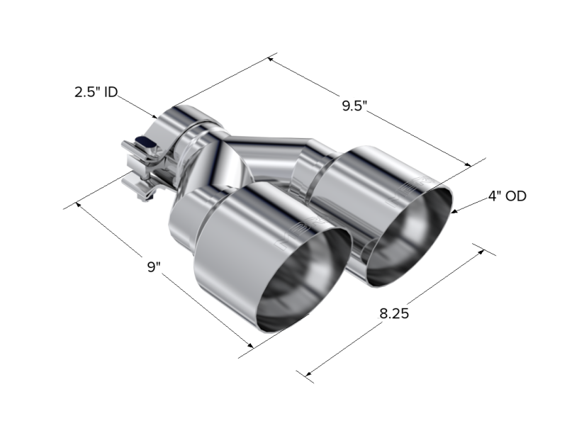 MBRP Univ Exhaust Tips SS