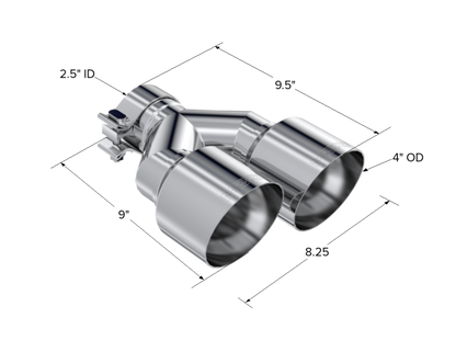 MBRP Univ Exhaust Tips SS