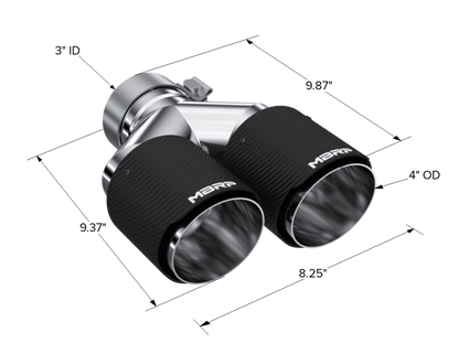 MBRP Univ Exhaust Tips Carbon by MBRP