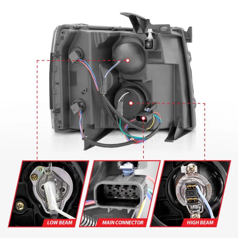 ANZO ANZ LED/Projector Headlights by ANZO