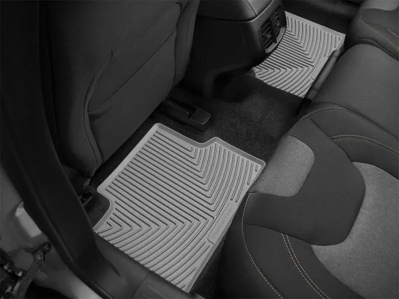 WeatherTech WT Rubber Mats - Rear - Grey by WeatherTech