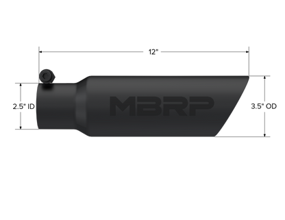 MBRP Univ Exhaust Tips BLK