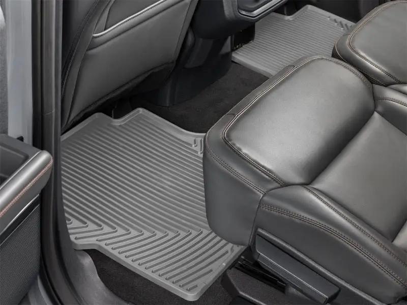 WeatherTech WT Rubber Mats - Rear - Grey by WeatherTech