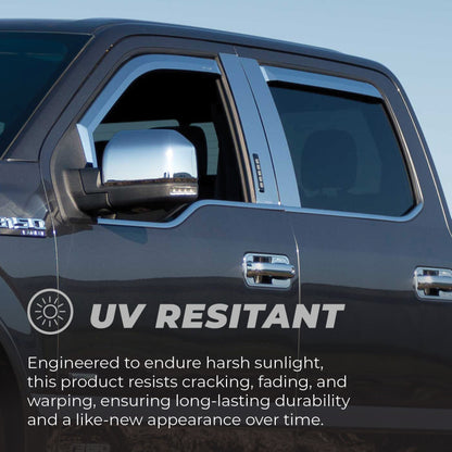Putco PUT Element Chrm Window Visors