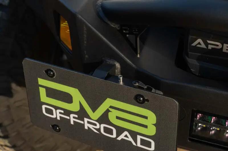 DV8 Offroad DVE License Plate Relocation by DV8 Offroad