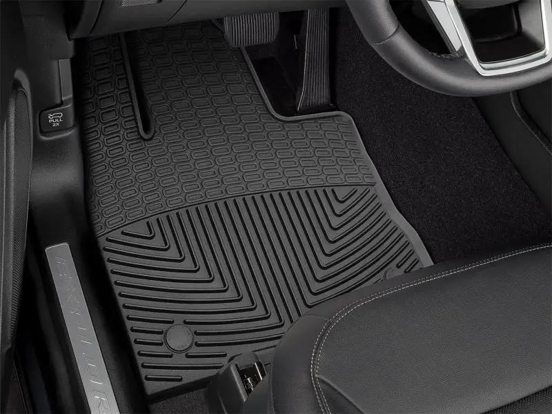 WeatherTech WT Rubber Mats - Front - Blk