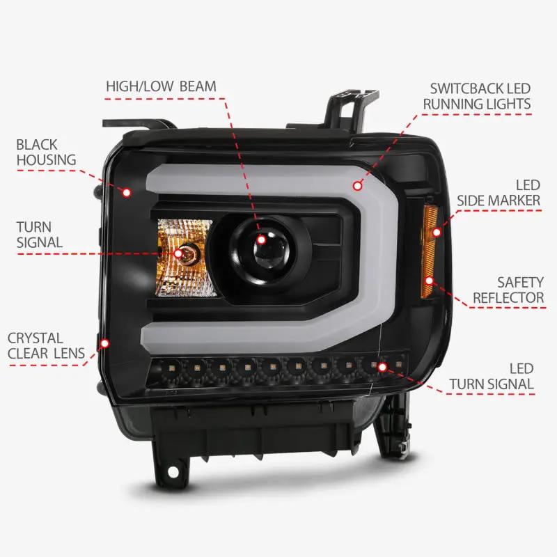 ANZO ANZ LED/Projector Headlights