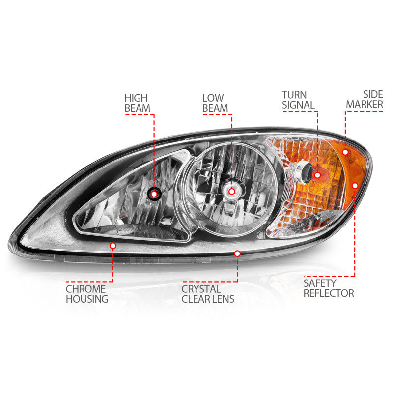 ANZO ANZ Crystal Headlights by ANZO