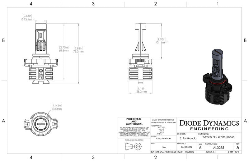 Diode Dynamics DIO SL2 LED Bulbs by Diode Dynamics