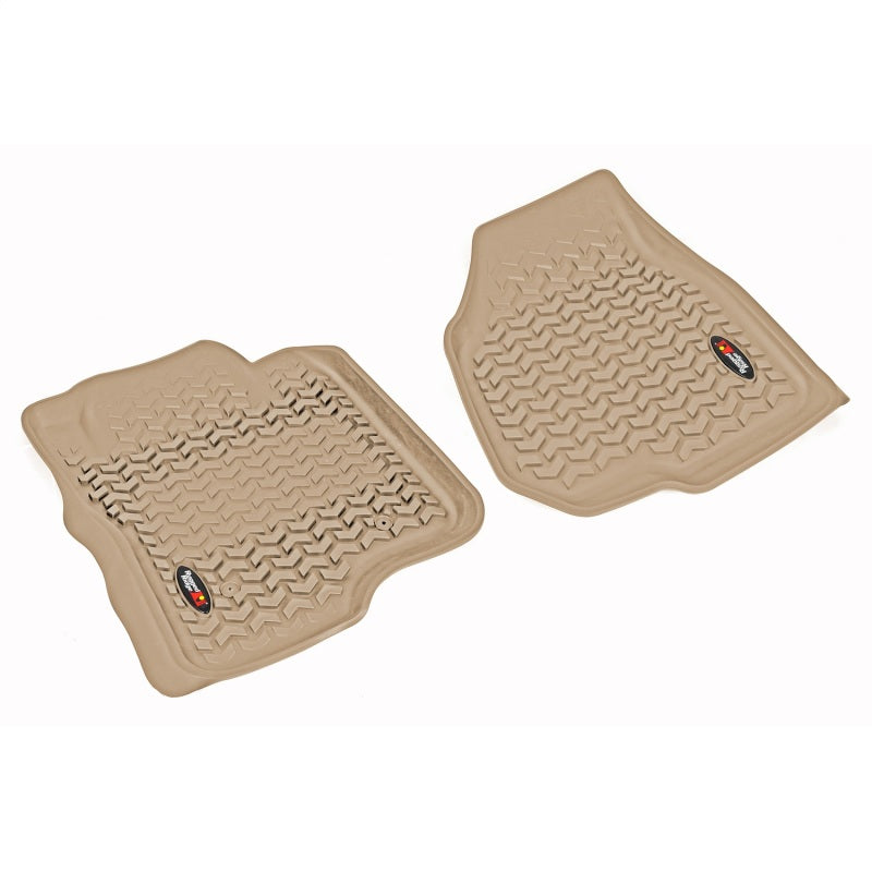 Rugged Ridge RUG Floor Liners - Tan by Rugged Ridge