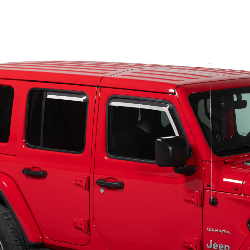 Putco PUT Element Chrm Window Visors by Putco