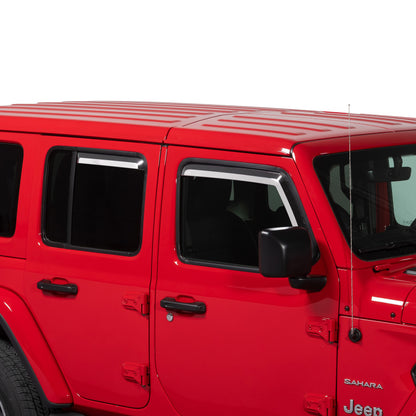 Putco PUT Element Chrm Window Visors by Putco