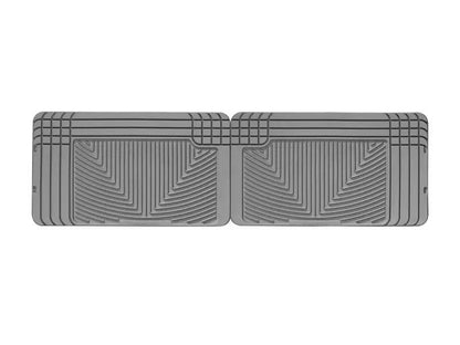WeatherTech WT Rubber Mats - Rear - Grey by WeatherTech