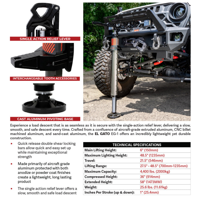 Go Rhino GOR Xventure Gear El Gato Jack