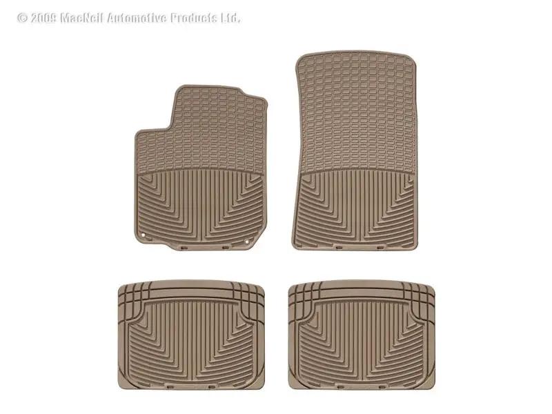 WeatherTech WT Rubber Mats - Rear - Tan by WeatherTech