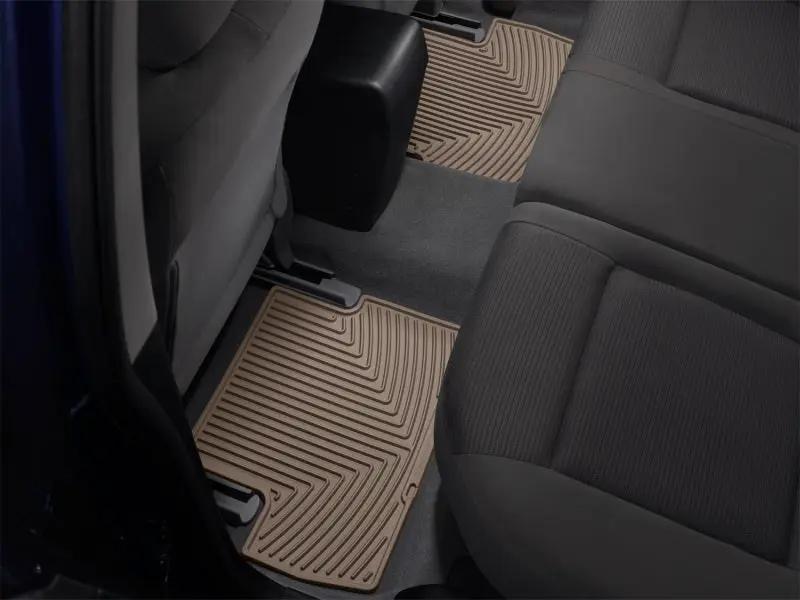 WeatherTech WT Rubber Mats - Rear - Tan by WeatherTech