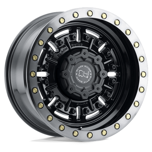 Black Rhino Hard Alloys BR ABRAMS 20X9.5 5X150 +12 110 G-BLK DDT