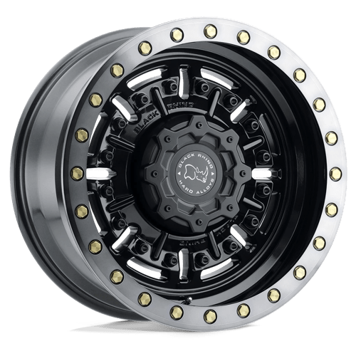 Black Rhino Hard Alloys BR ABRAMS 18X9.5 5X127 -18 71 G-BLK DDT