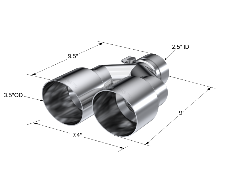 MBRP Univ Exhaust Tips SS