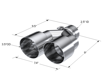 MBRP Univ Exhaust Tips SS