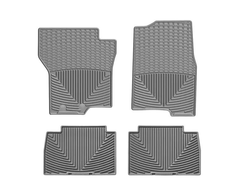 WeatherTech WT Rubber Mats - Rear - Grey by WeatherTech