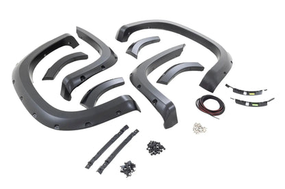 Rough Country Pocket Fender Flares | GAZ Summit White | Chevy Silverado 1500 2WD/4WD (19-21) by Rough Country