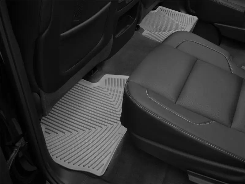 WeatherTech WT Rubber Mats - Rear - Grey by WeatherTech
