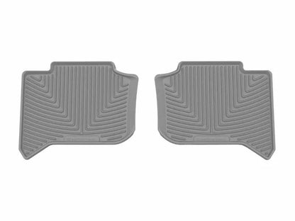 WeatherTech WT Rubber Mats - Rear - Grey by WeatherTech