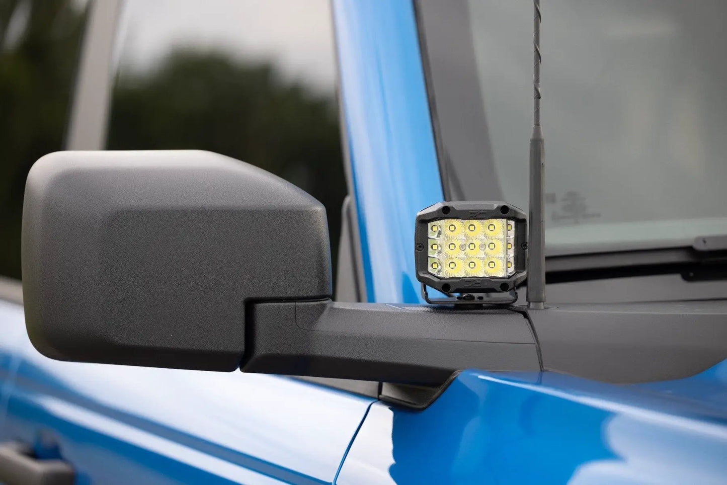 Rough Country LED Light Kit | Ditch Mount | 2" Black Pair | Spot Pattern | Ford Bronco (21-25) by Rough Country