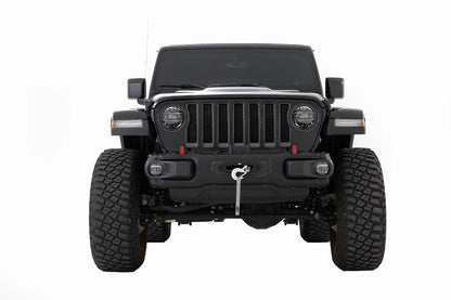 Rough Country Winch Mounting Plate | Modular Steel OE Bumper | Jeep Gladiator JT/Wrangler JL (18-26) by Rough Country