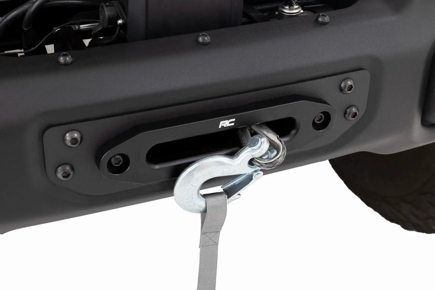 Rough Country Winch Mounting Plate | Modular Steel OE Bumper | Jeep Gladiator JT/Wrangler JL (18-26) by Rough Country