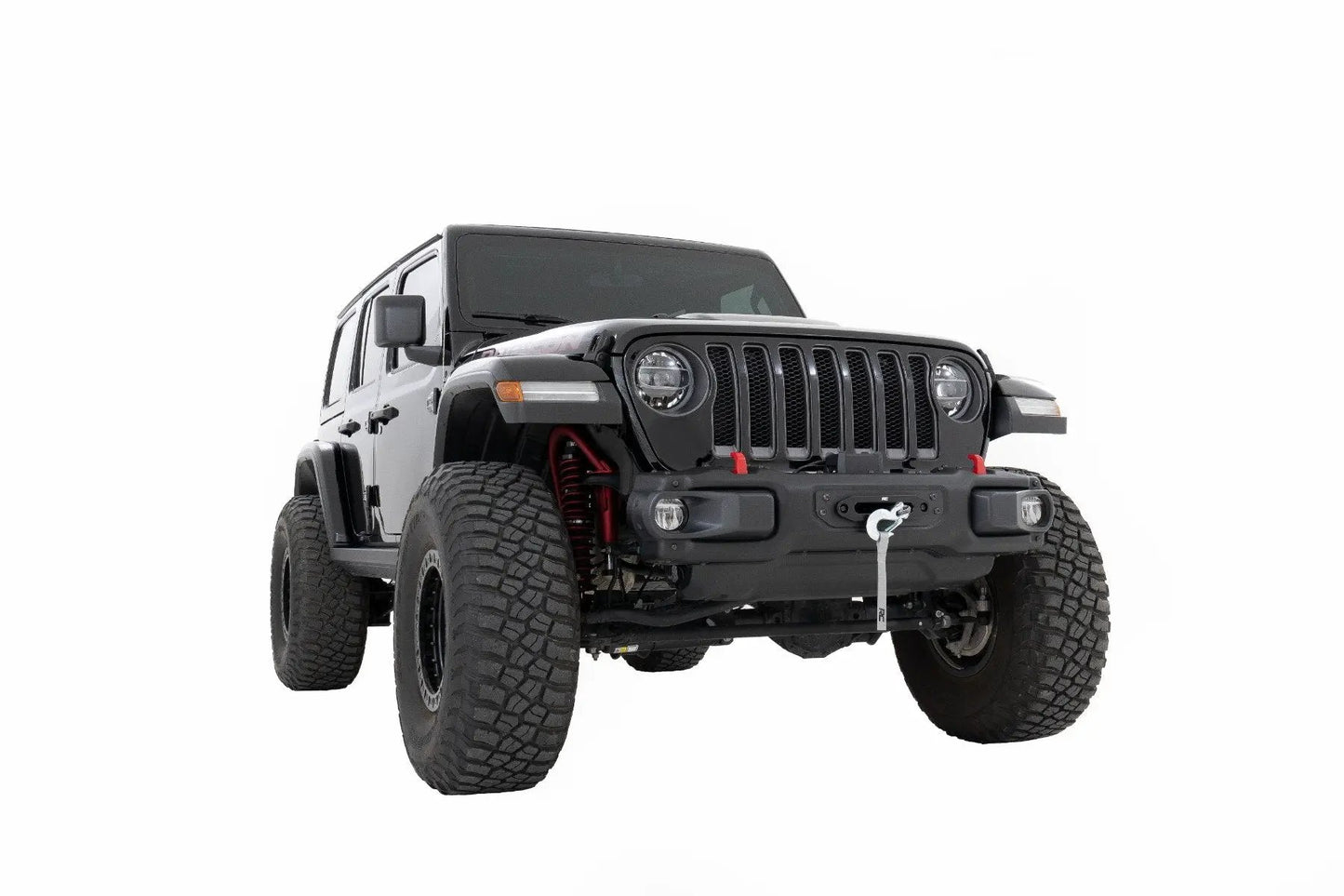 Rough Country Winch Mounting Plate | Modular Steel OE Bumper | Jeep Gladiator JT/Wrangler JL (18-26) by Rough Country