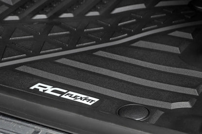 Rough Country Flex-Fit Floor Mats | Front | Crew | Ram 1500 (19-24)/1500 TRX (21-24) by Rough Country