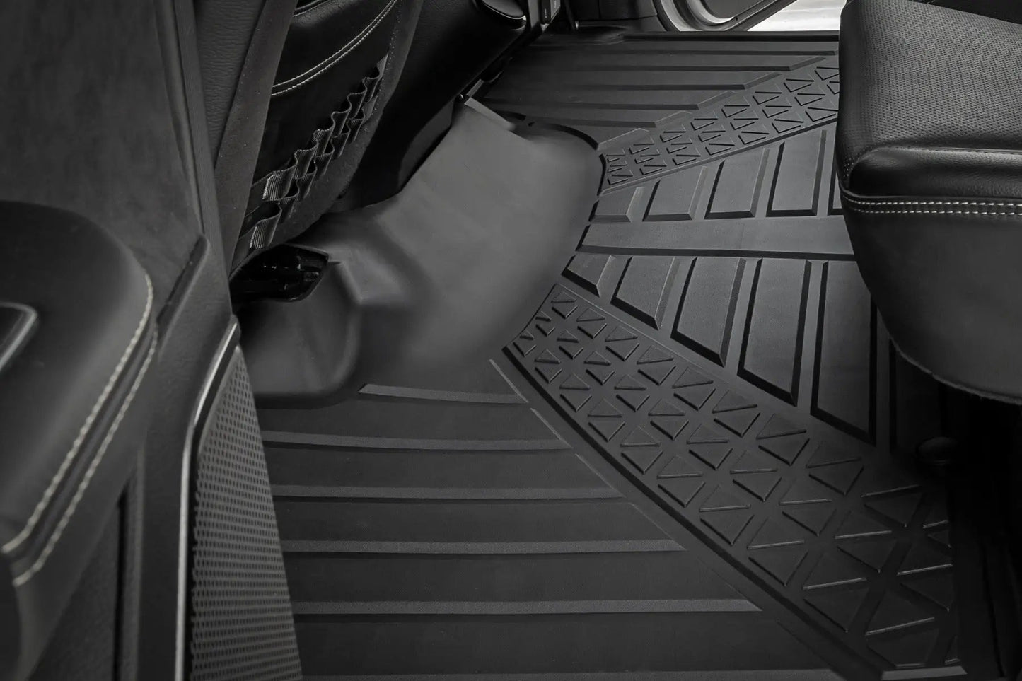 Rough Country Flex-Fit Floor Mats | FR & RR | Crew | Ram 1500 (19-24)/1500 TRX (21-24) by Rough Country