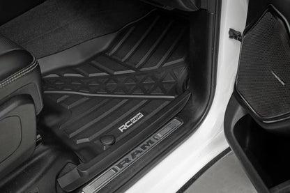 Rough Country Flex-Fit Floor Mats | Front | Crew | Ram 1500 (19-24)/1500 TRX (21-24) by Rough Country