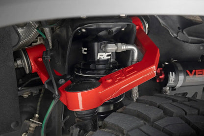 Rough Country Red Forged Upper Control Arms | 3.5" Of Lift | Toyota 4Runner (10-24)/Tacoma (05-23) by Rough Country