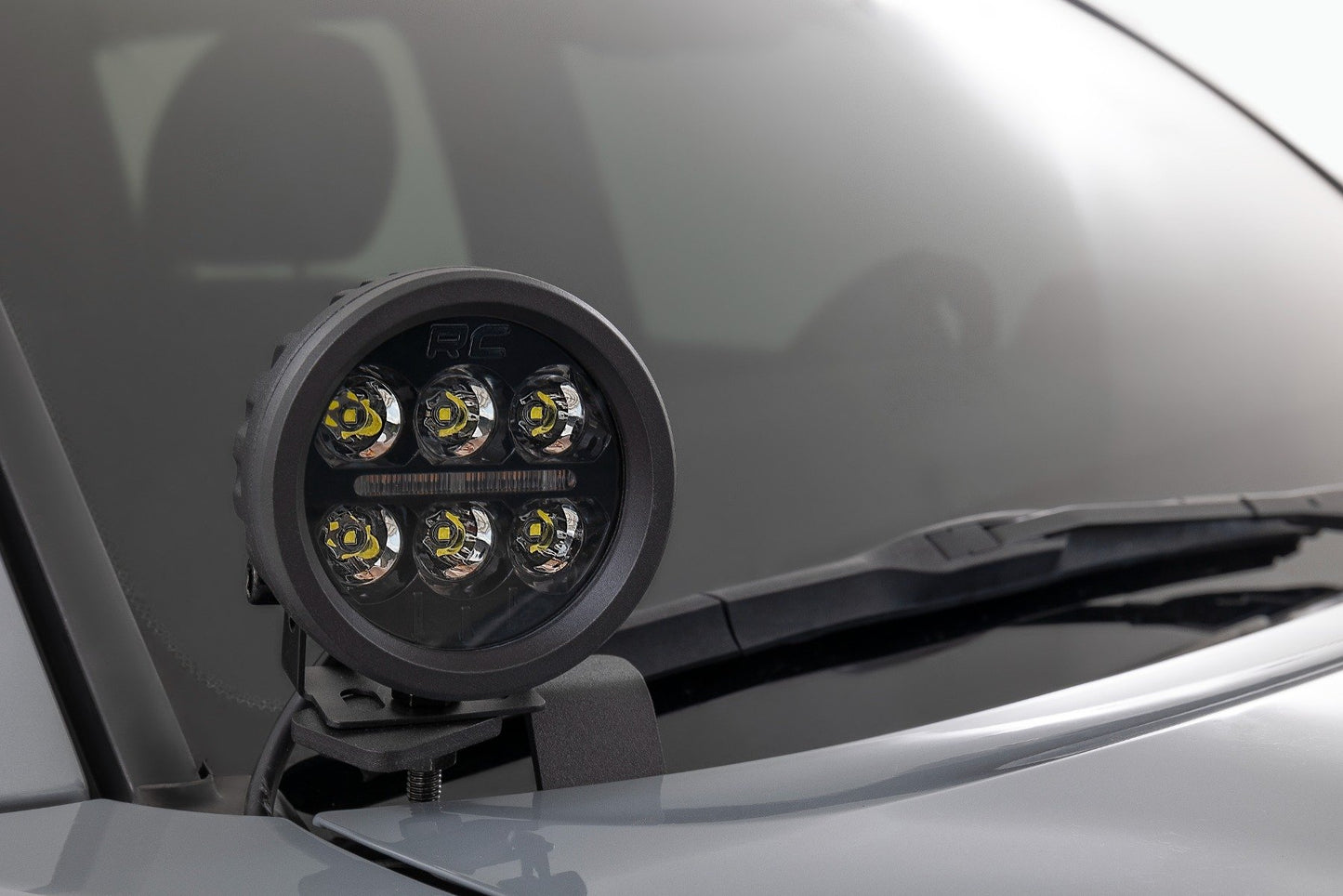Комплект светодиодных фар | Крепление на желоб | 3" OSRAM | Широкий свет | Toyota Tacoma 2WD/4WD (16-23)