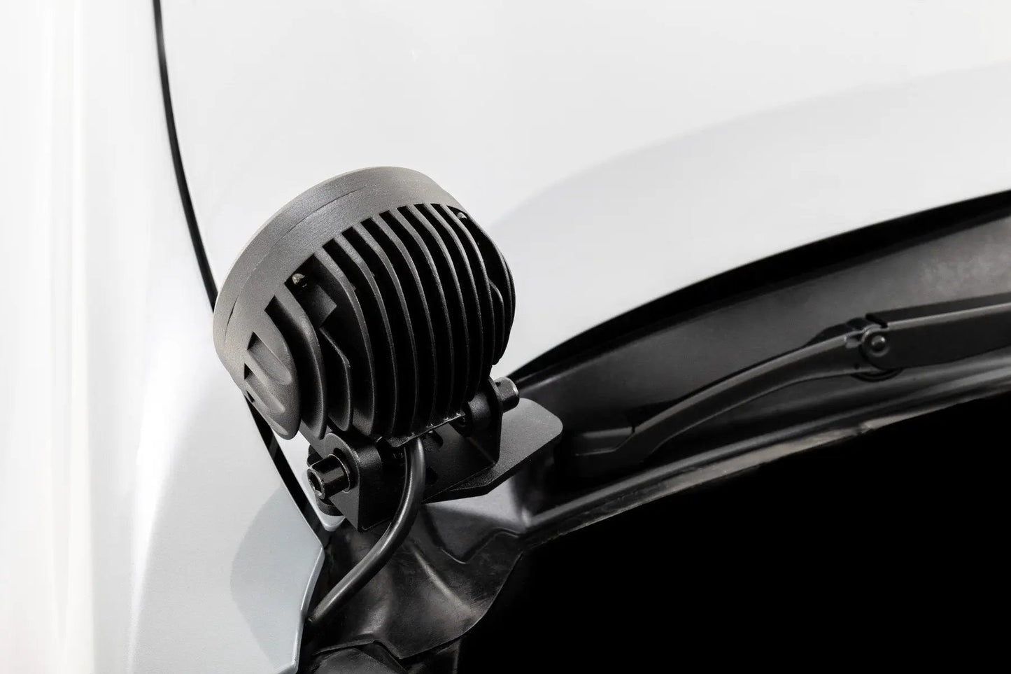 Rough Country LED Light Kit | Ditch Mount | 2" Black Pair | Spot | Toyota Tacoma (16-23) by Rough Country