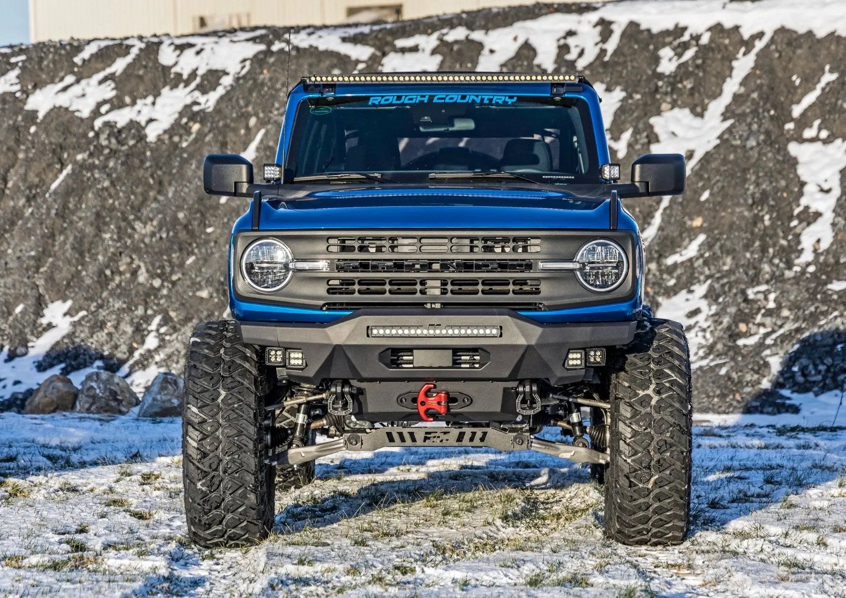 Rough Country 7 Inch Lift Kit | 4-Door Base | Ford Bronco 4WD (2021-2025) by Rough Country